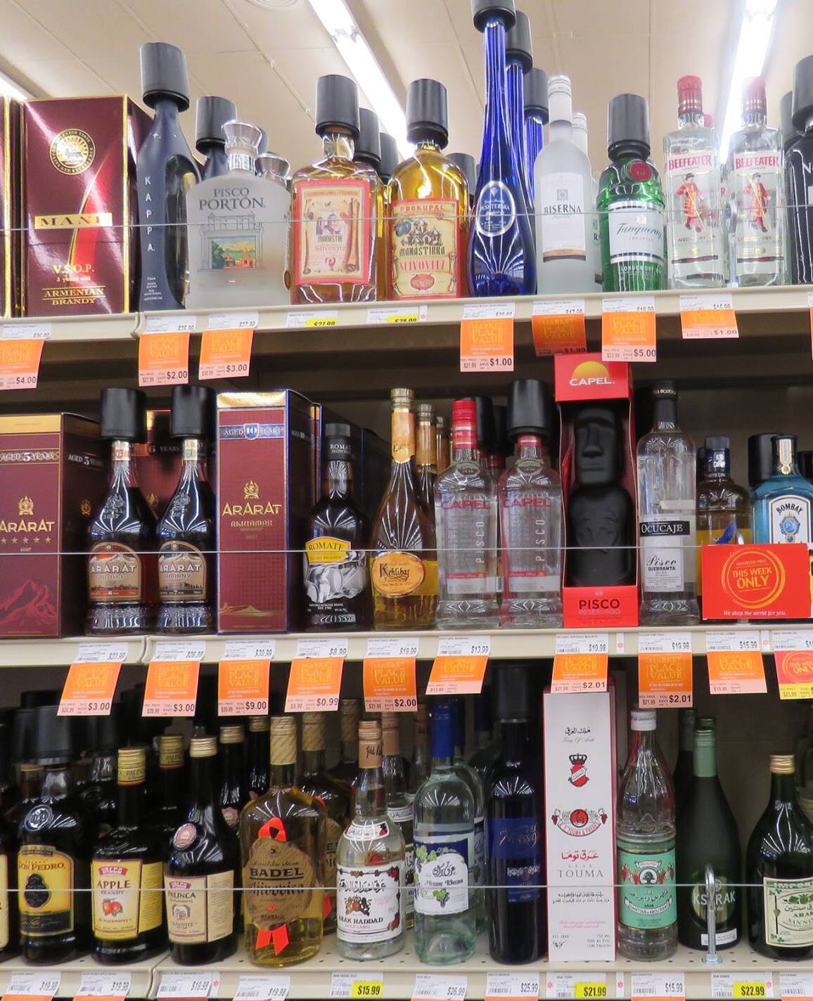 Jons Liquor Section