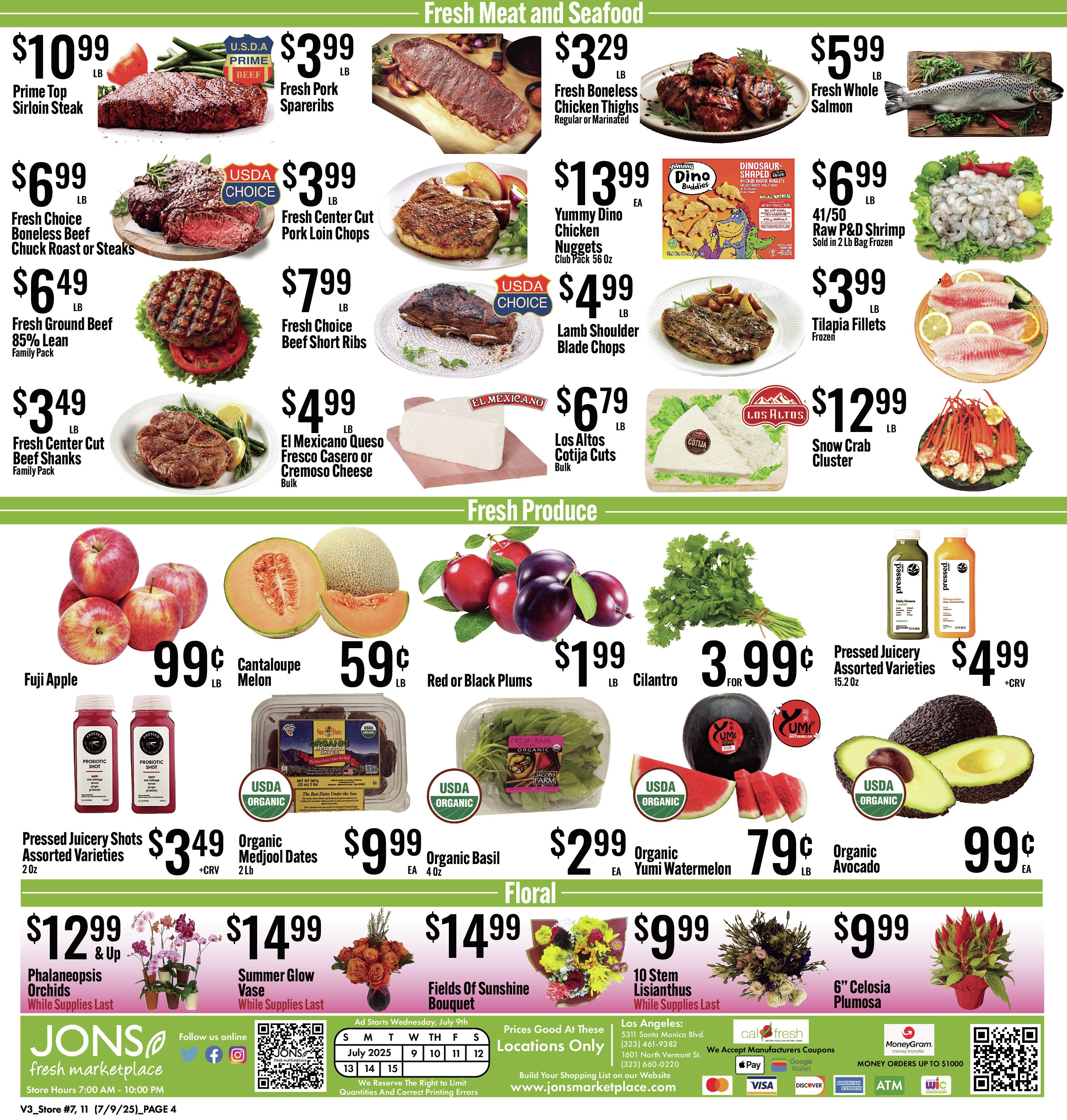 Jons Fresh Marketplace Weekly Ad Page 4